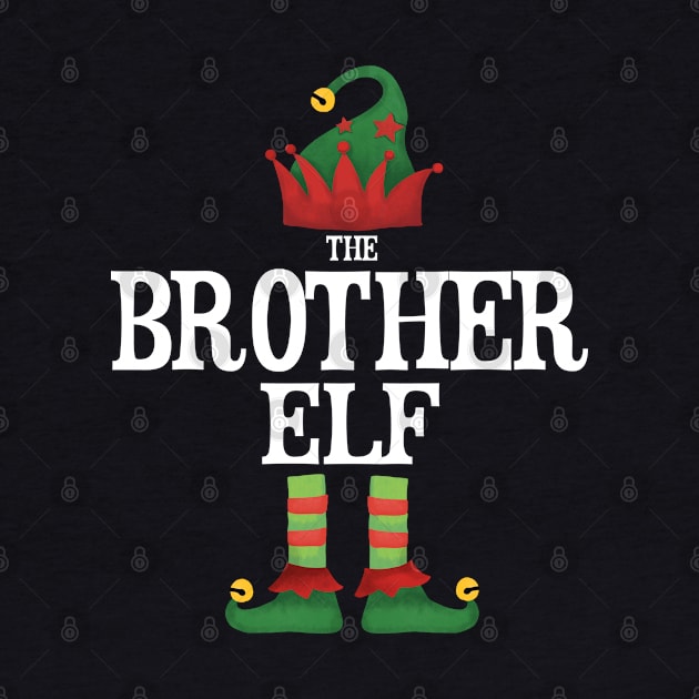 Brother Elf Matching Family Group Christmas Party Pajamas by uglygiftideas